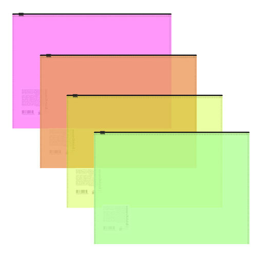 Picture of ERICHKRAUSE ZIP FOLDER B5 NEON COLOURS